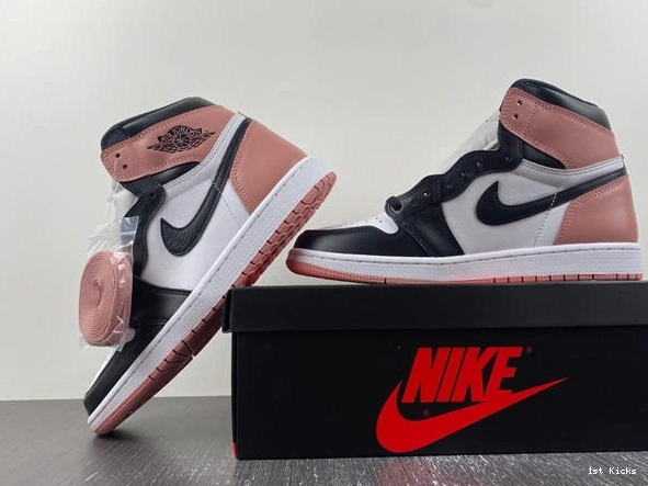 1st Kicks Rust Jordan 3599 Pink High Durable Retro 1 861428- 1024